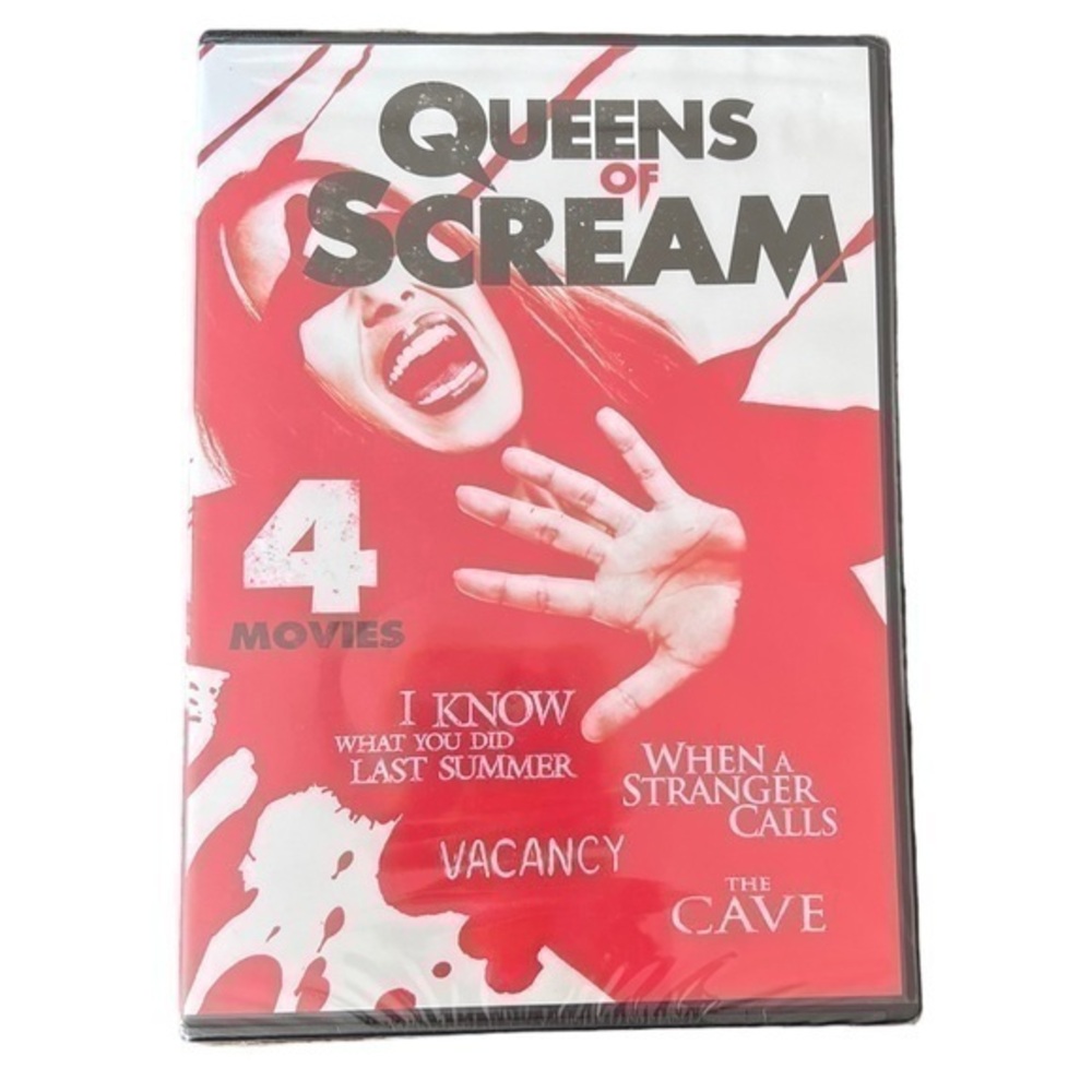Queens of Scream DVD - 4 Horror Movies in 1 - Vacancy, The Cave, etc